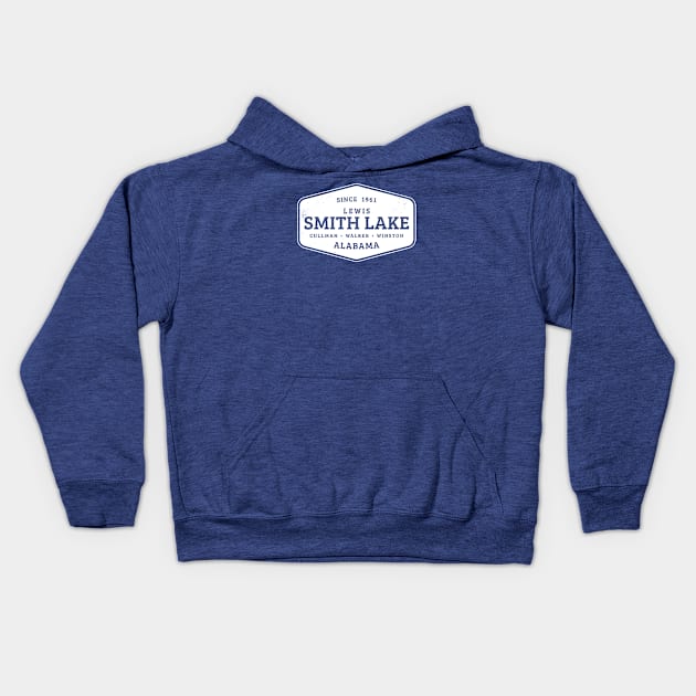 Smith Lake Cullman Walker Winston Counties alternate Kids Hoodie by Alabama Lake Life